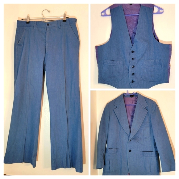 スーツ vintage VAN JAC 3piece suit setup em Van Jacket JAC Setup Suit Tailored Single Pants 3 Buttons
